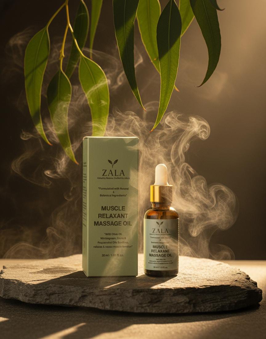 Muscle Relaxant Massage Oil by Zala Herbaceuticals
